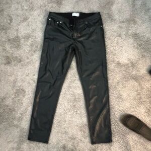 ASOS Design Slim Leather Jeans.